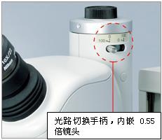 光路切換手柄